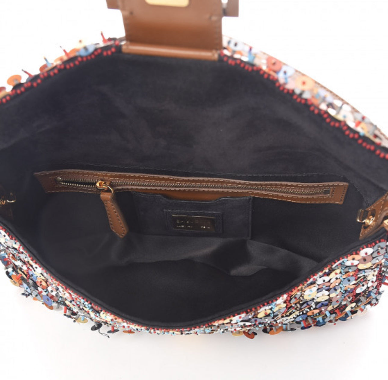 Fendi Multicolor Beaded Baguette