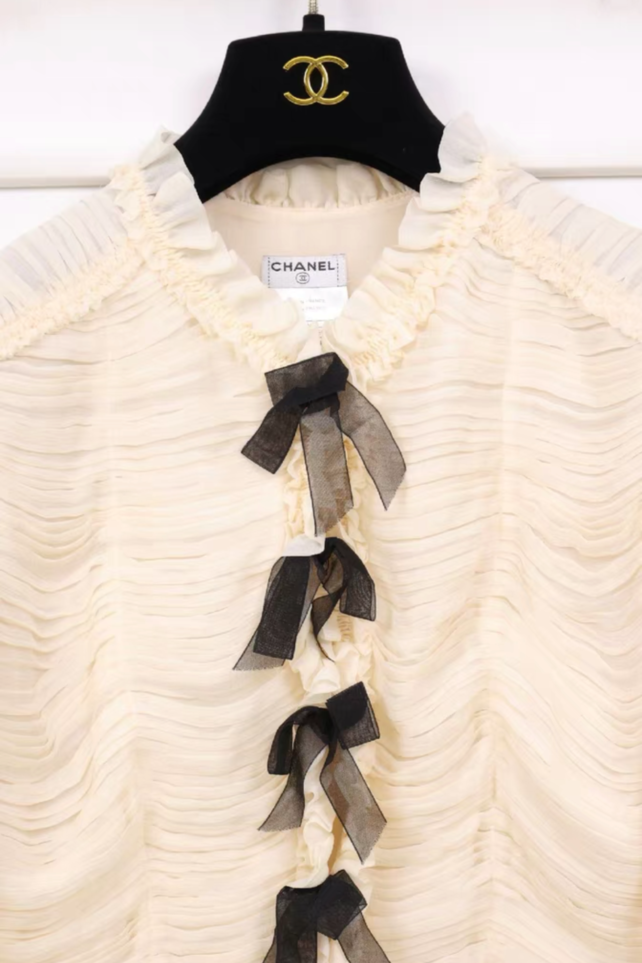 Chanel 06A Folded Silk Top