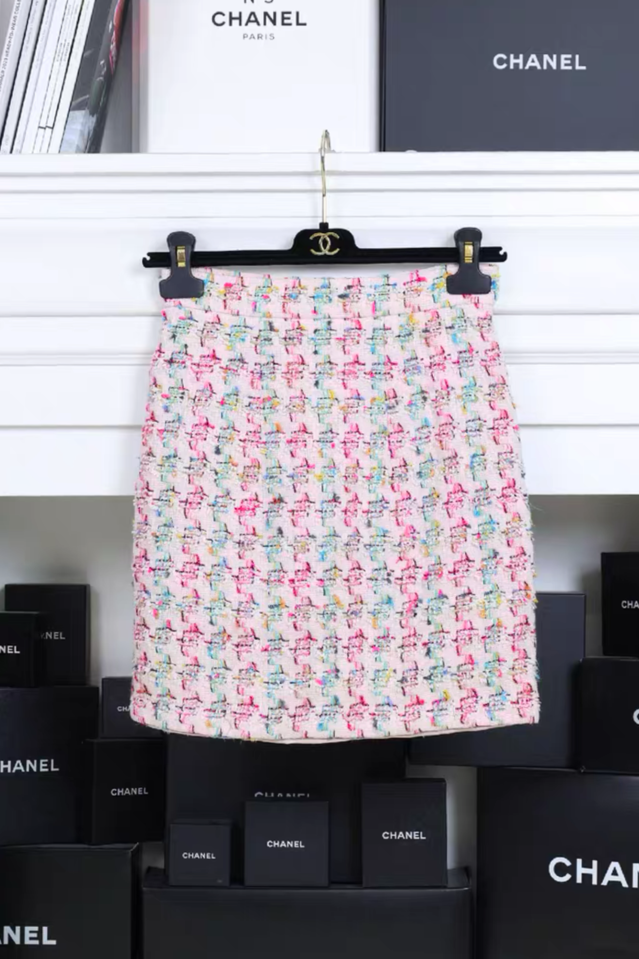 Vintage Chanel 95P Barbie Tweed Set