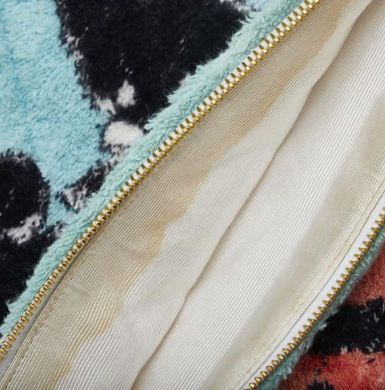 Vintage Chanel 1994 Blue Printed Towel Backpack