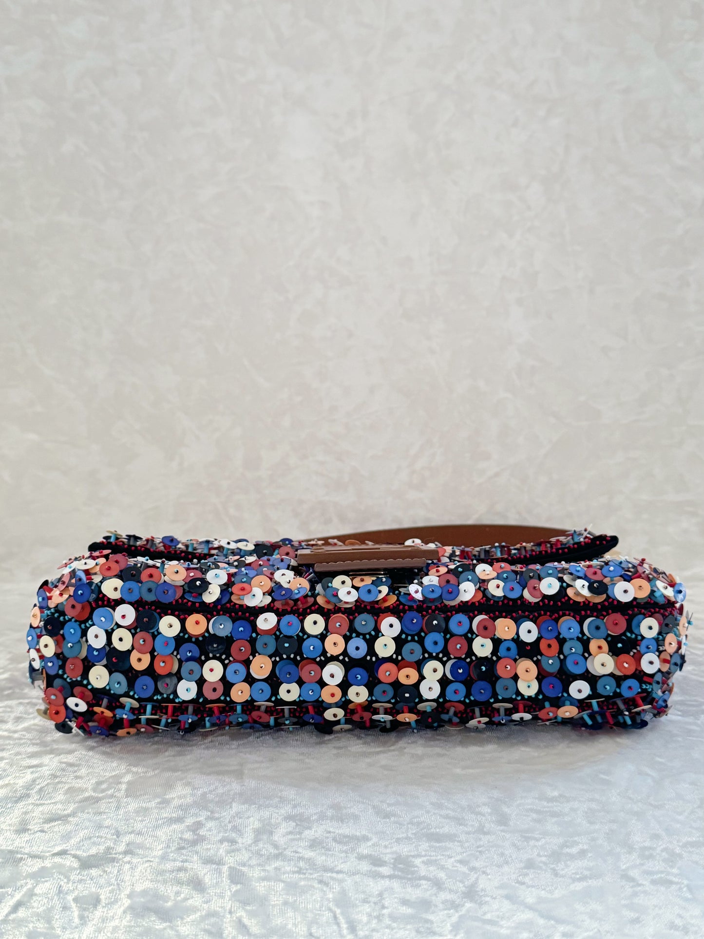 Fendi Multicolor Beaded Baguette