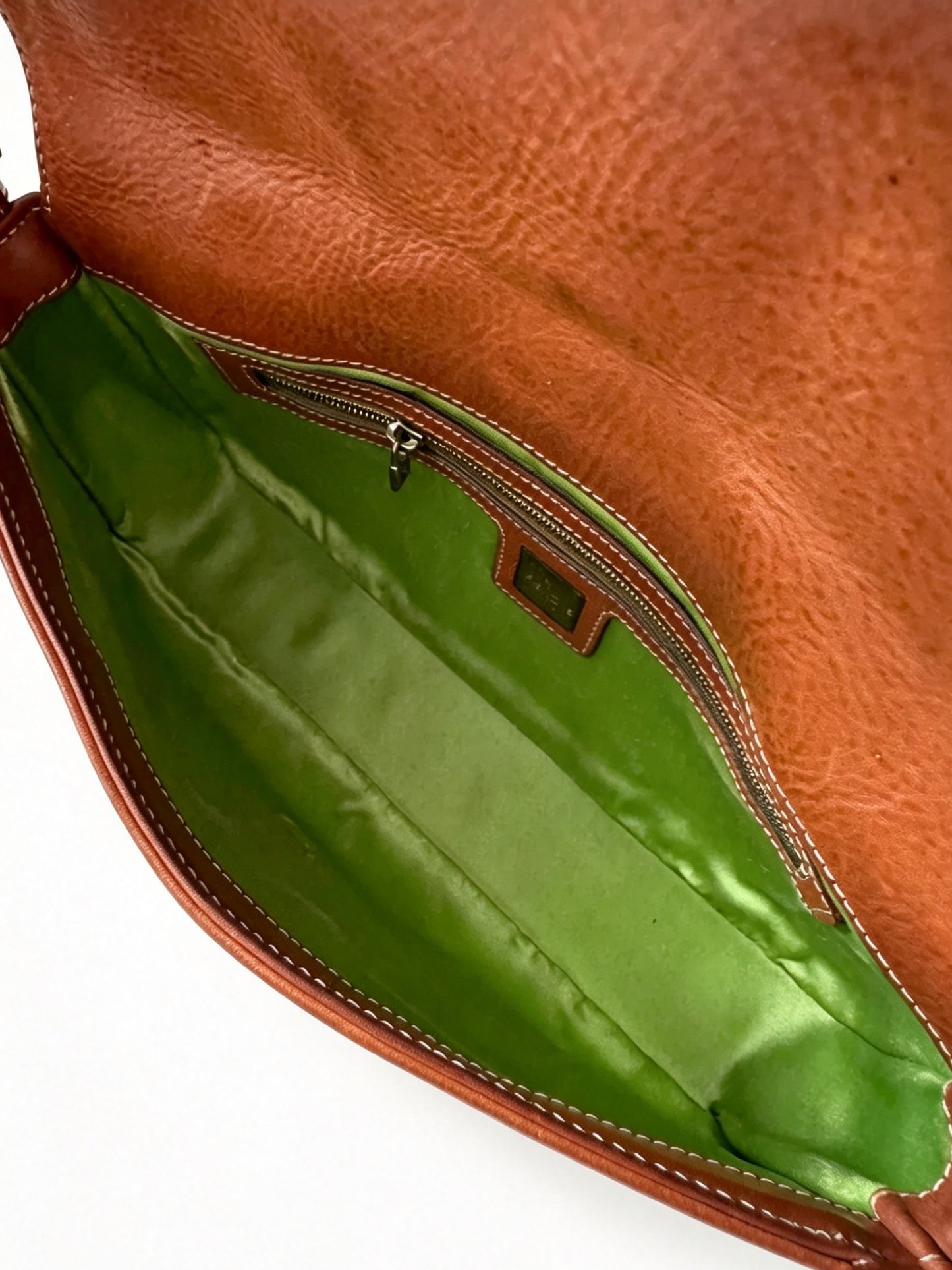 FENDI EMBROIDERED AZTEC BAGUETTE