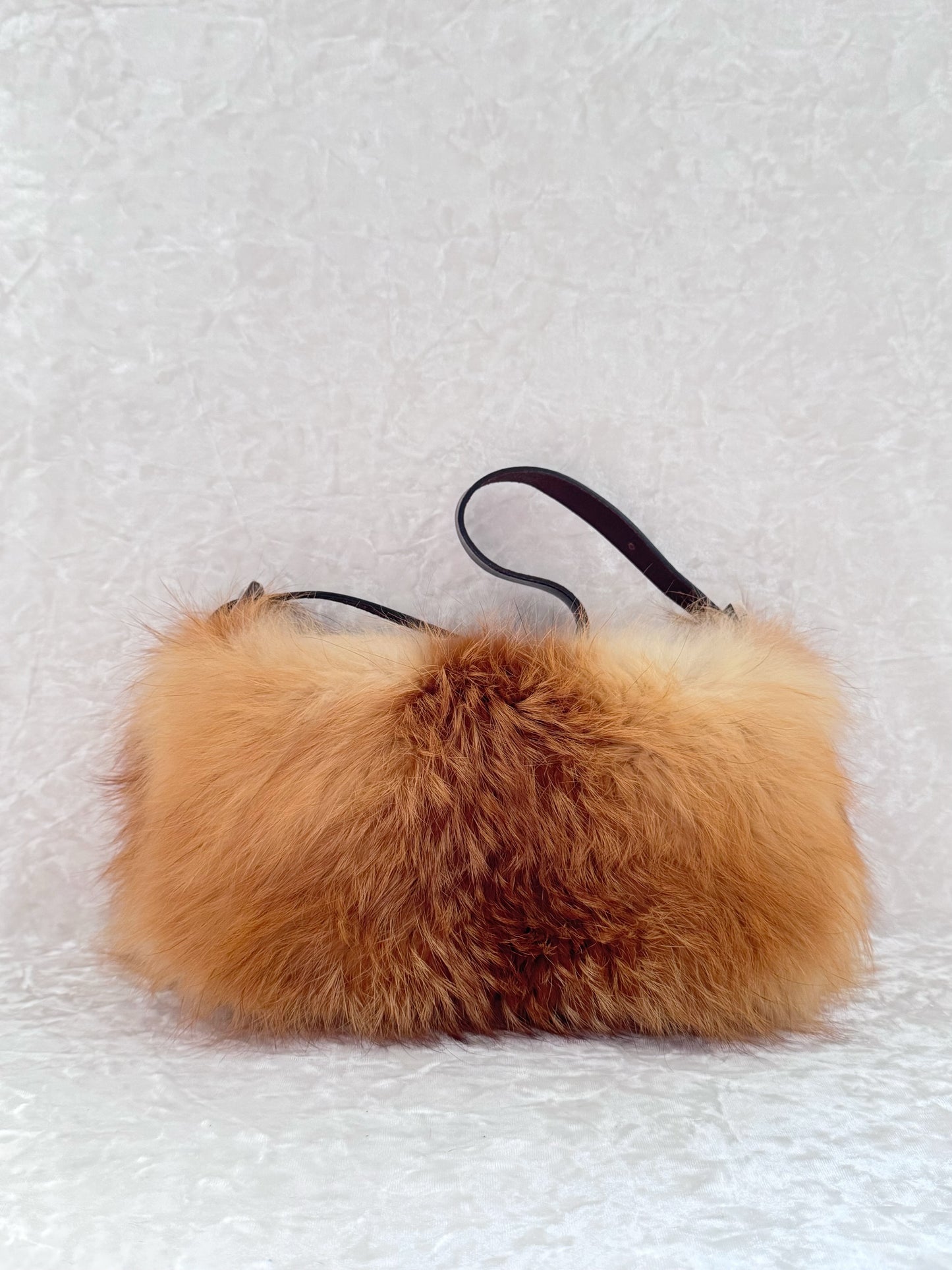 Fendi Rabbit & Fox Fur Baguette