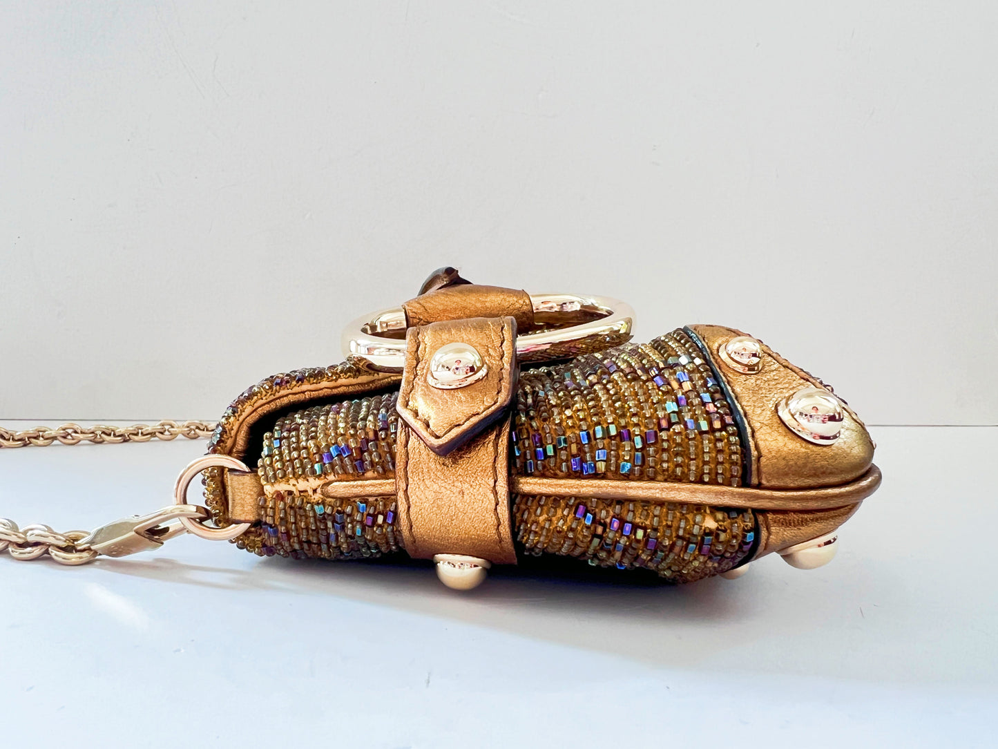 Gucci Horsebit Chain 1955 Beaded Bag
