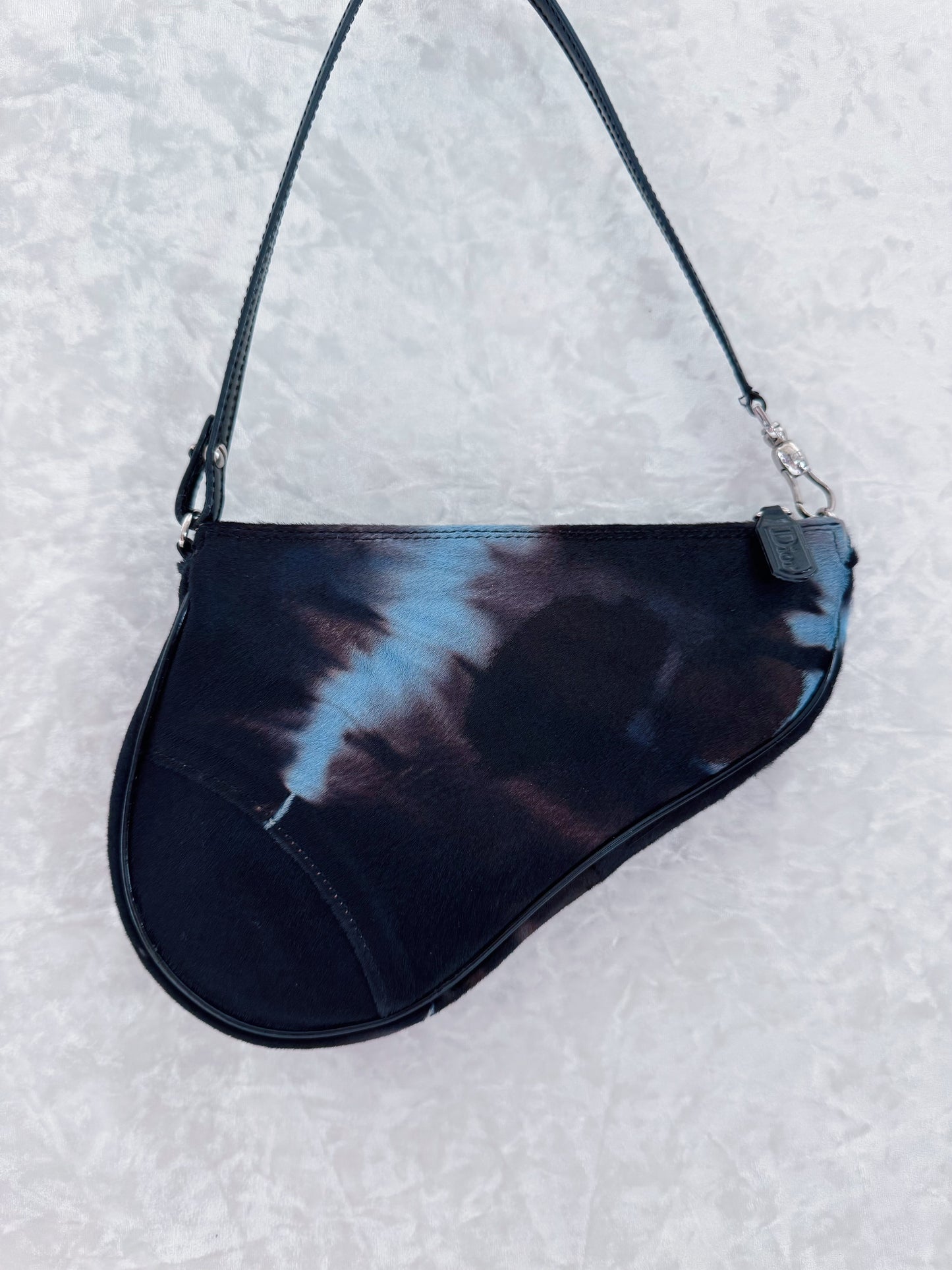 Christian Dior Ponyhair Mini Saddle Bag