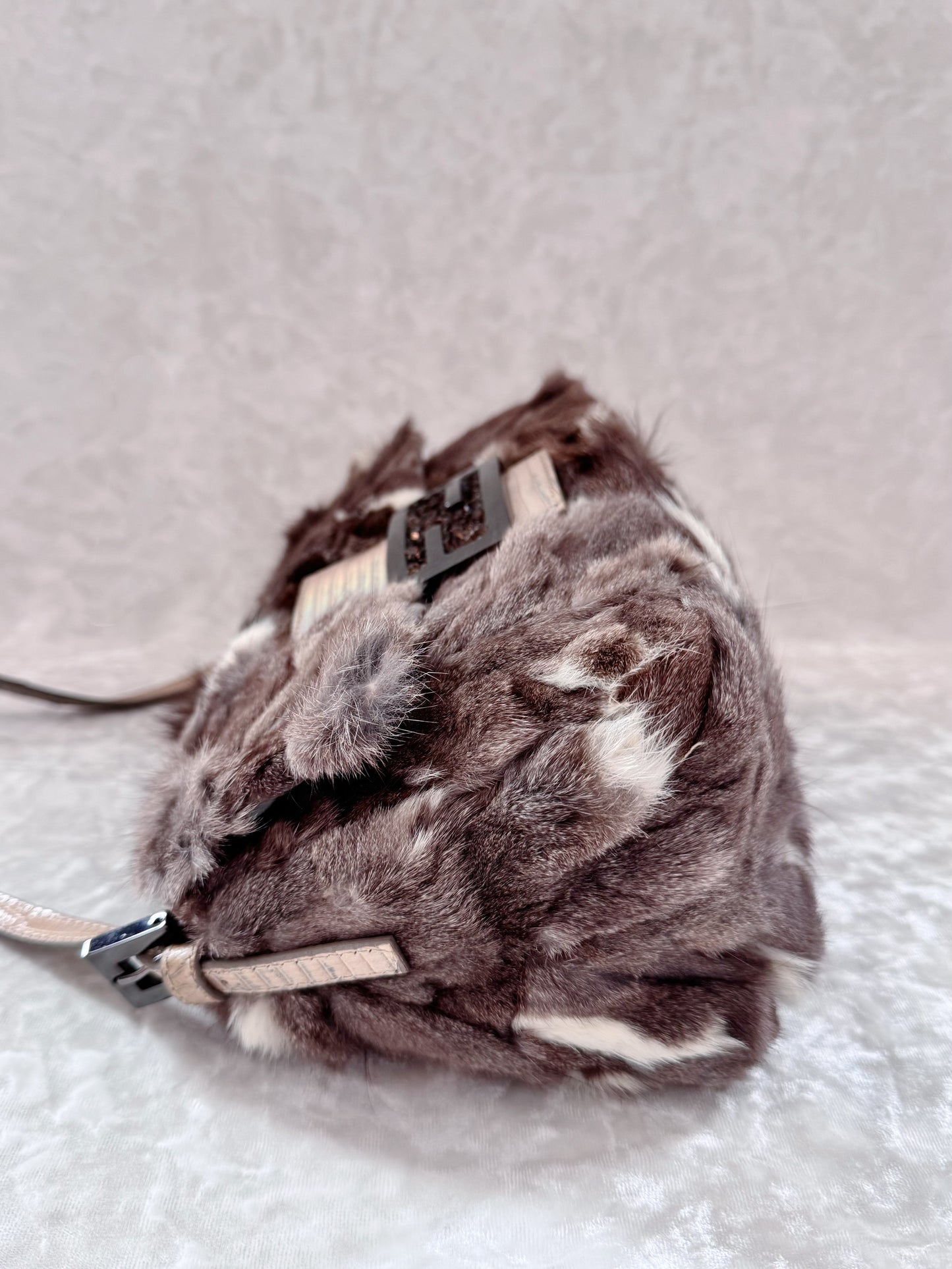 Fendi Squirrel Fur Mini Mamma Baguette
