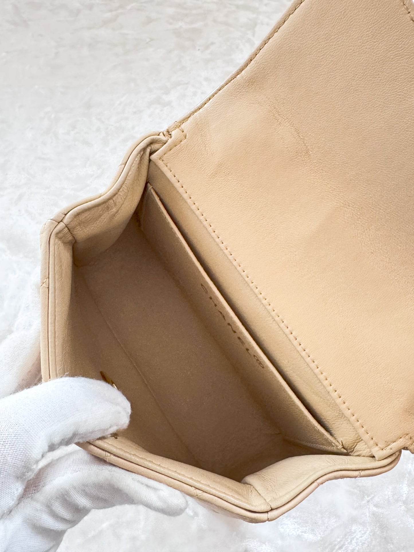 Vintage Chanel 1994 Nude Child Flap