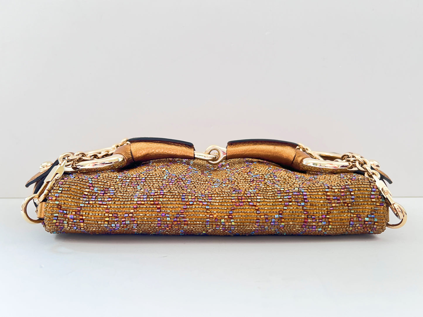 Gucci Horsebit Chain 1955 Beaded Bag