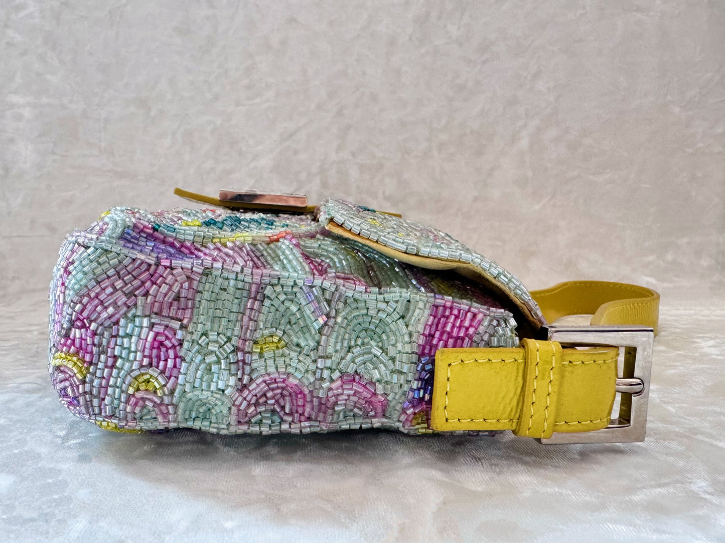 Fendi Multiple Color Beaded Baguette