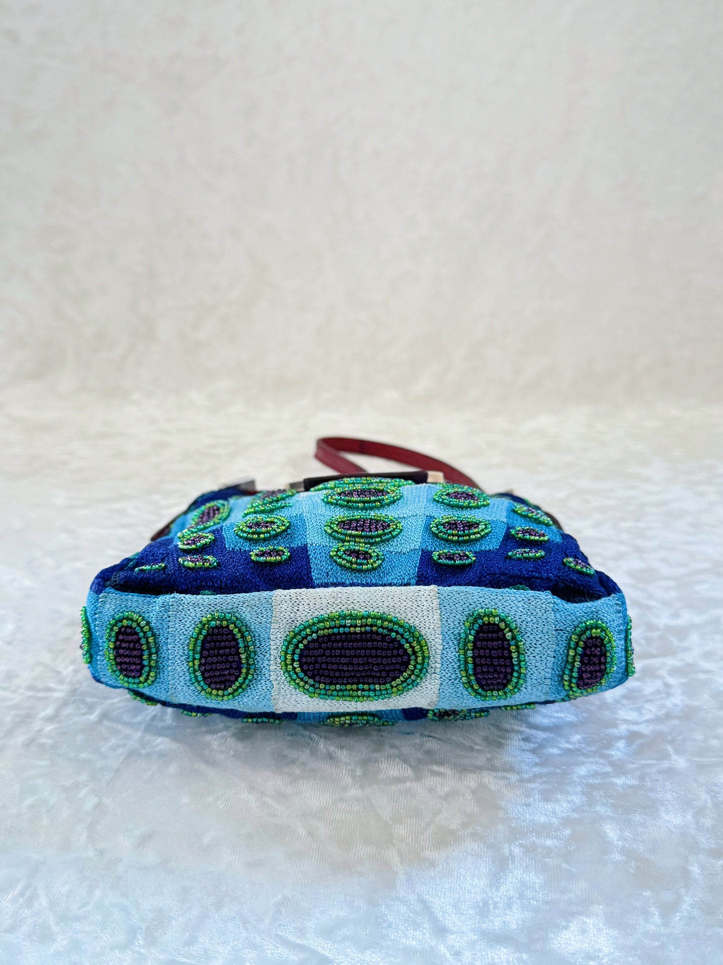 Fendi Victor Vasarely Beaded Fries Bag