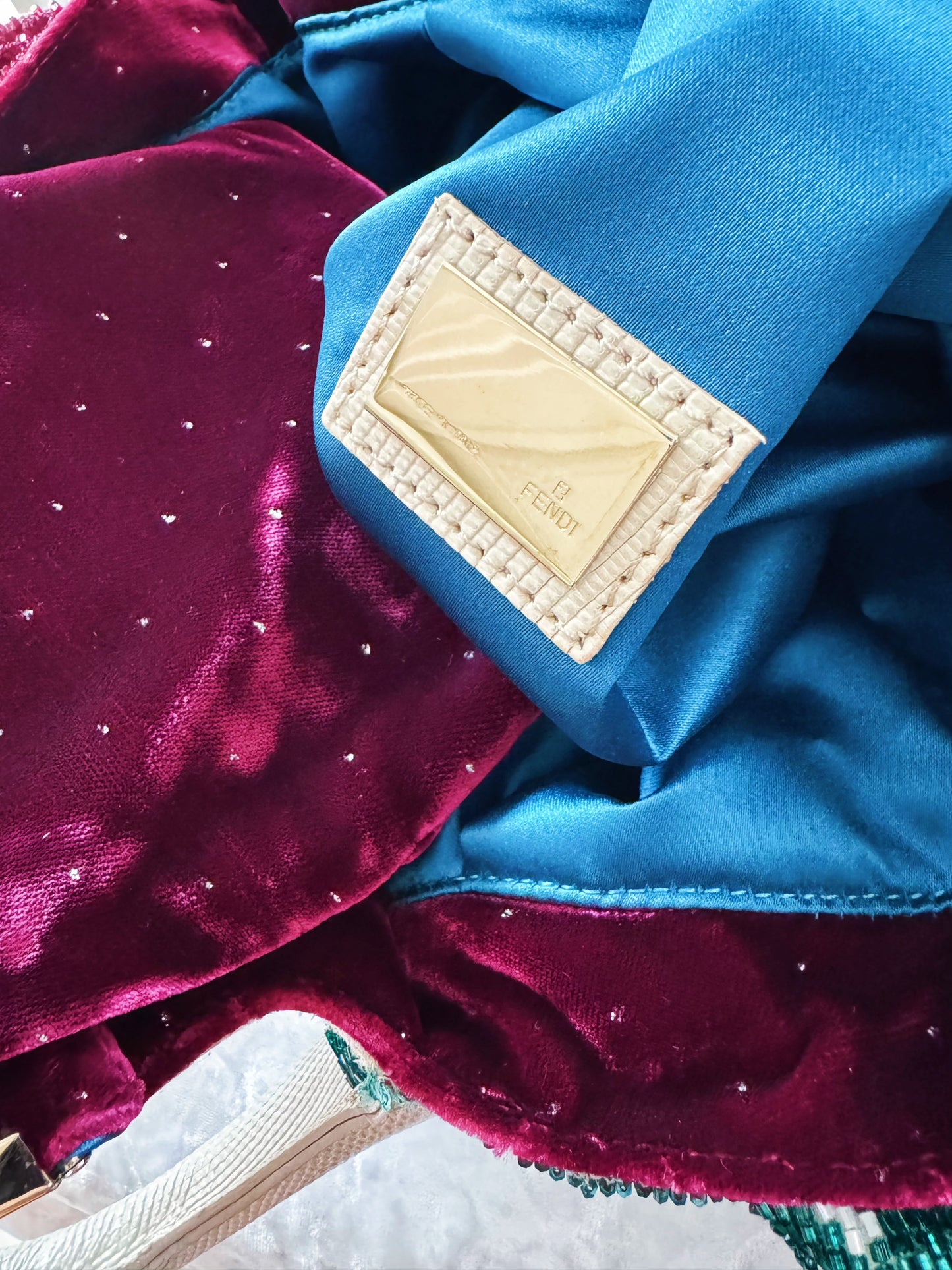 Fendi 2005 Limited Edition Embroidered Spy Bag