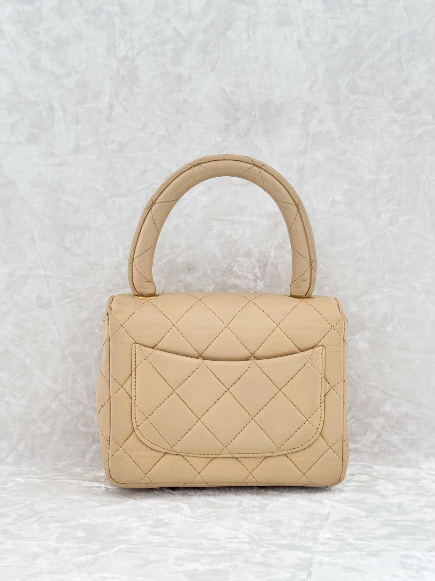 Vintage Chanel 1994 Nude Child Flap