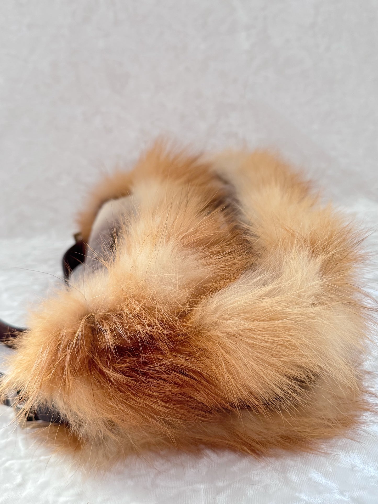 Fendi Rabbit & Fox Fur Baguette