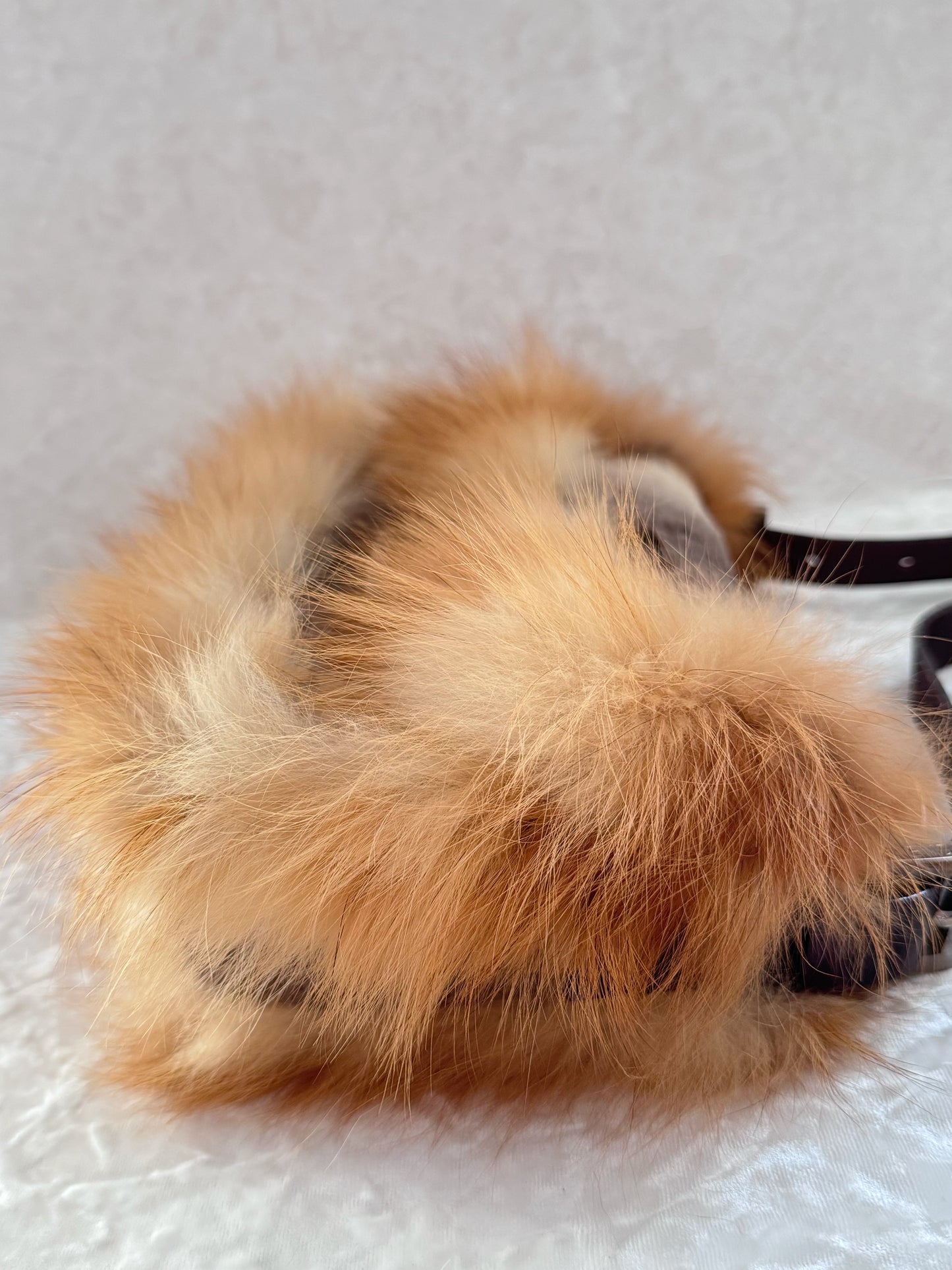 Fendi Rabbit & Fox Fur Baguette