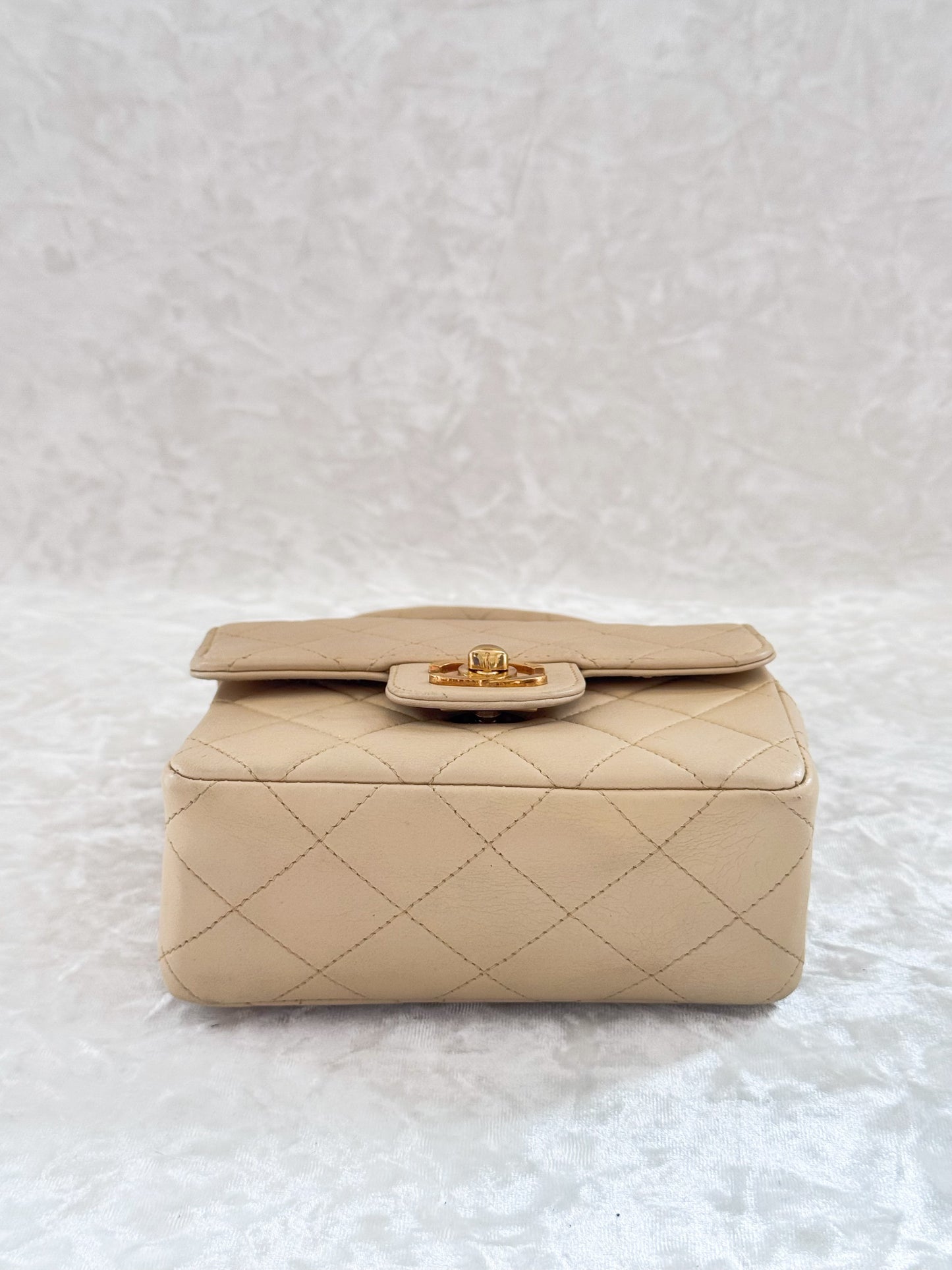 Vintage Chanel 1994 Nude Child Flap