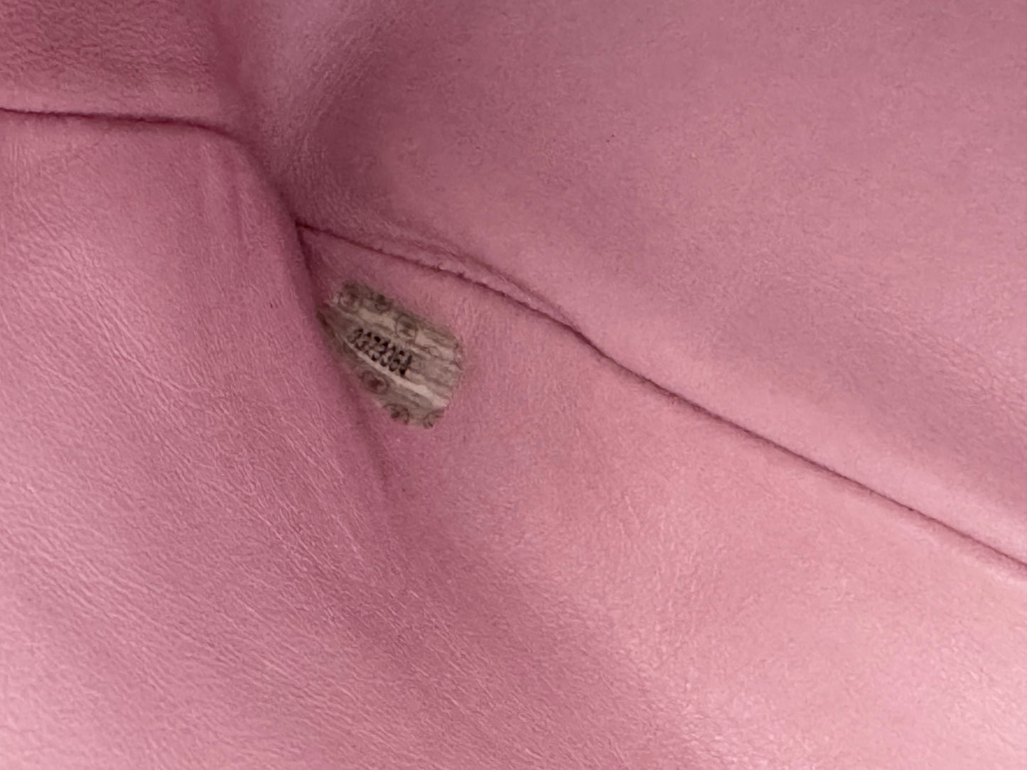 Vintage Chanel Pink Logo Canvas Maxi Shoulder Bag