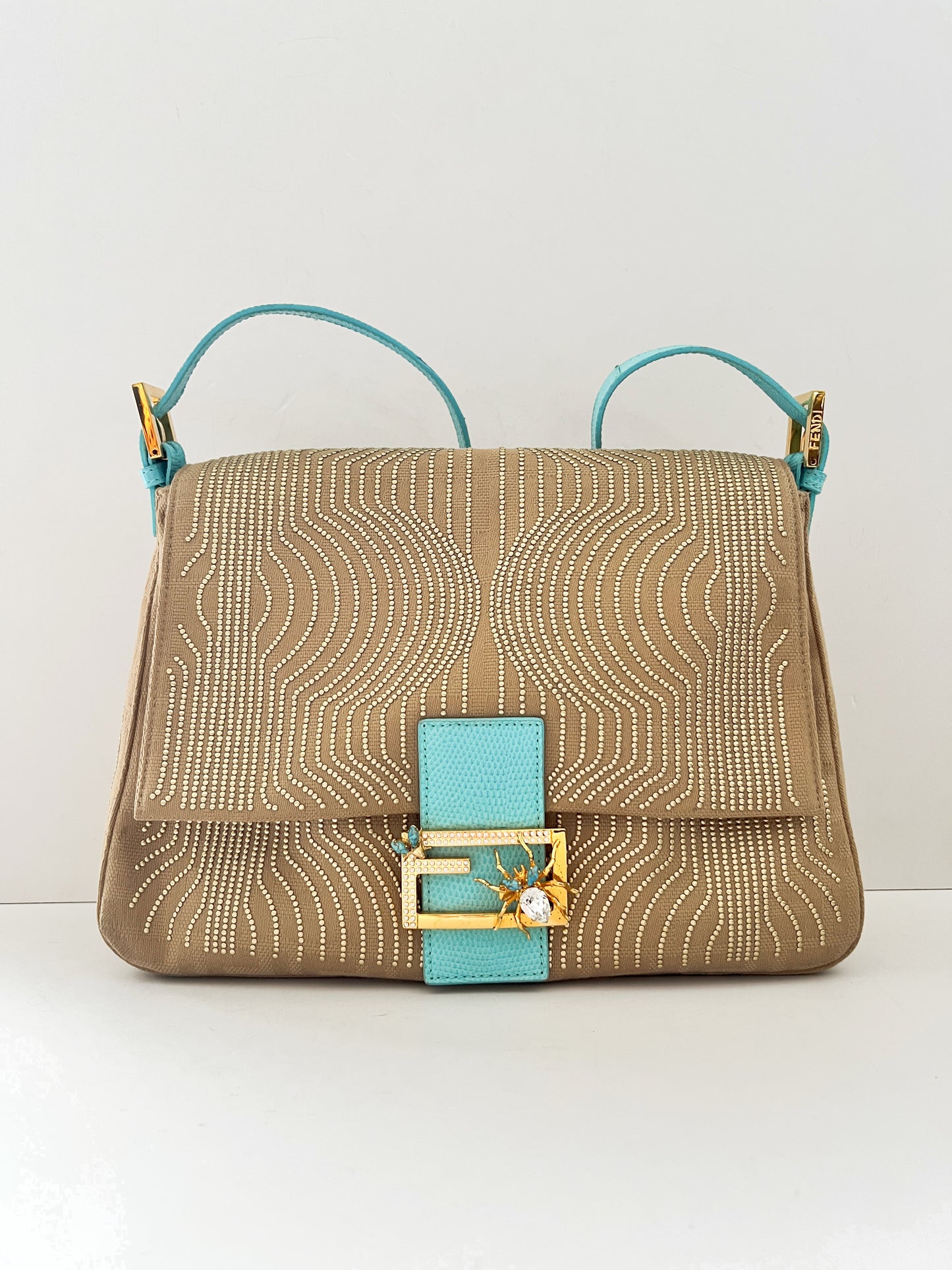 Fendi Spider Rhinestone Mamma Baguette