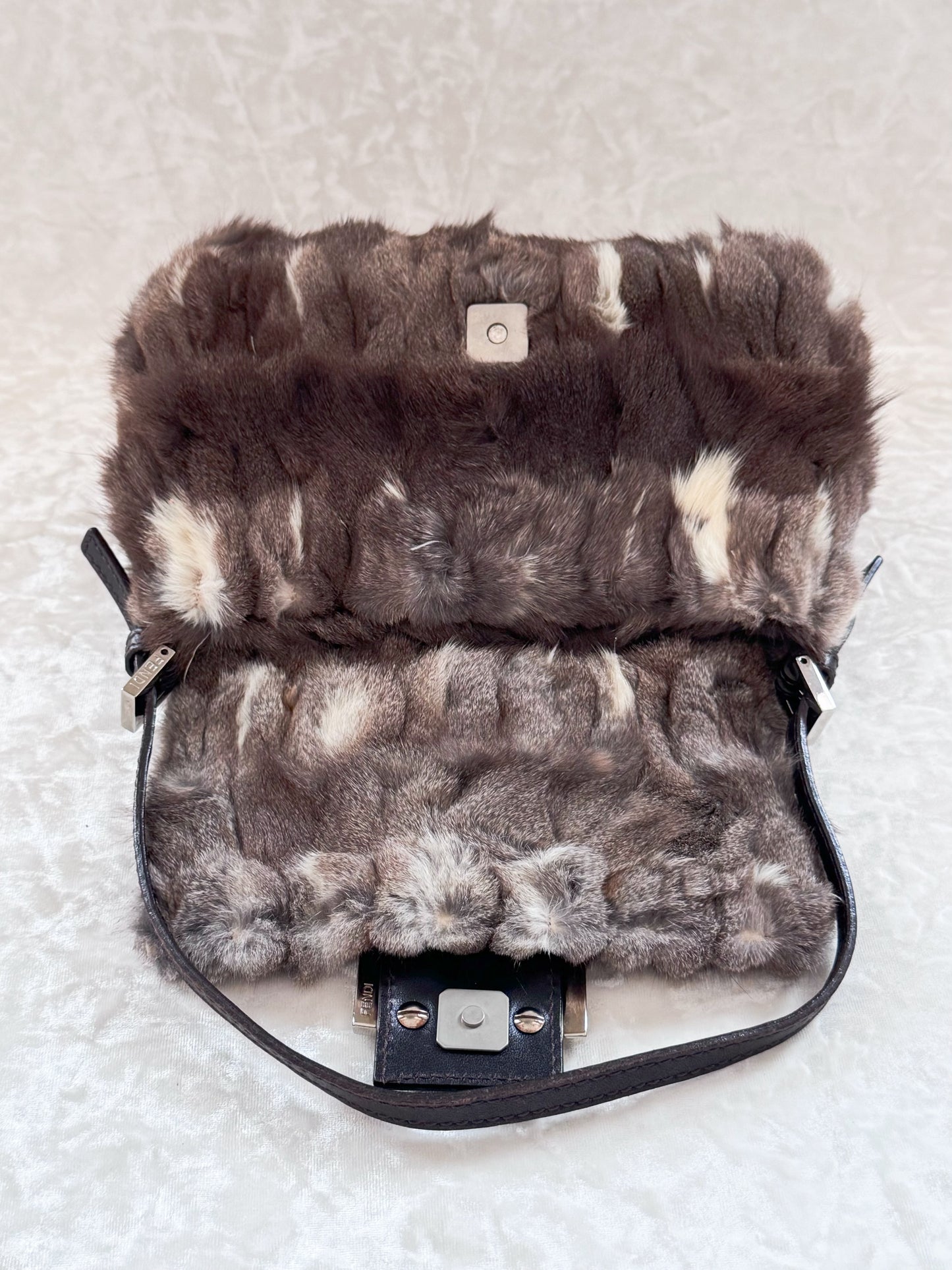 Fendi Squirrel Fur Mini Mamma Baguette