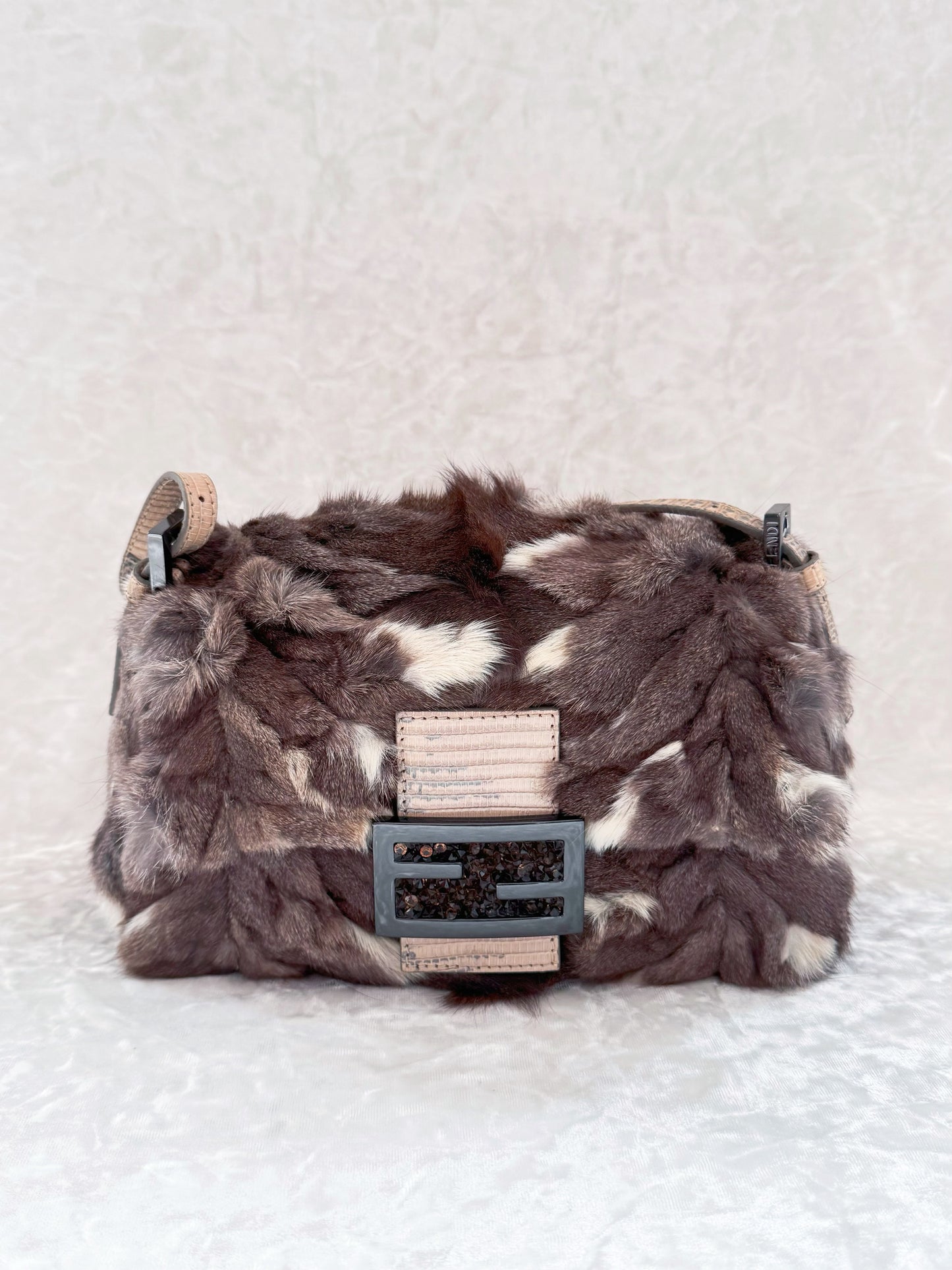 Fendi Squirrel Fur Mini Mamma Baguette
