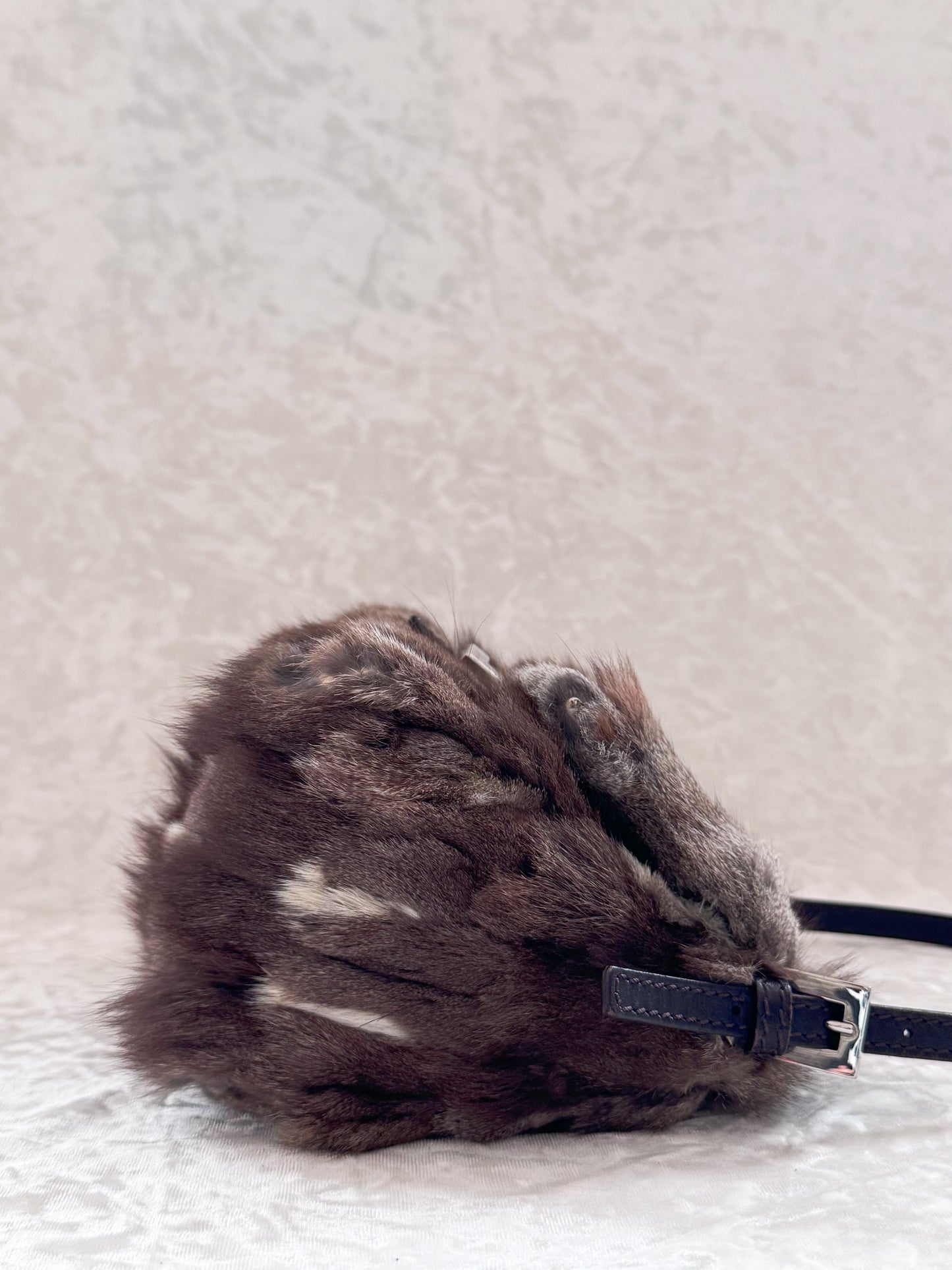Fendi Squirrel Fur Mini Mamma Baguette