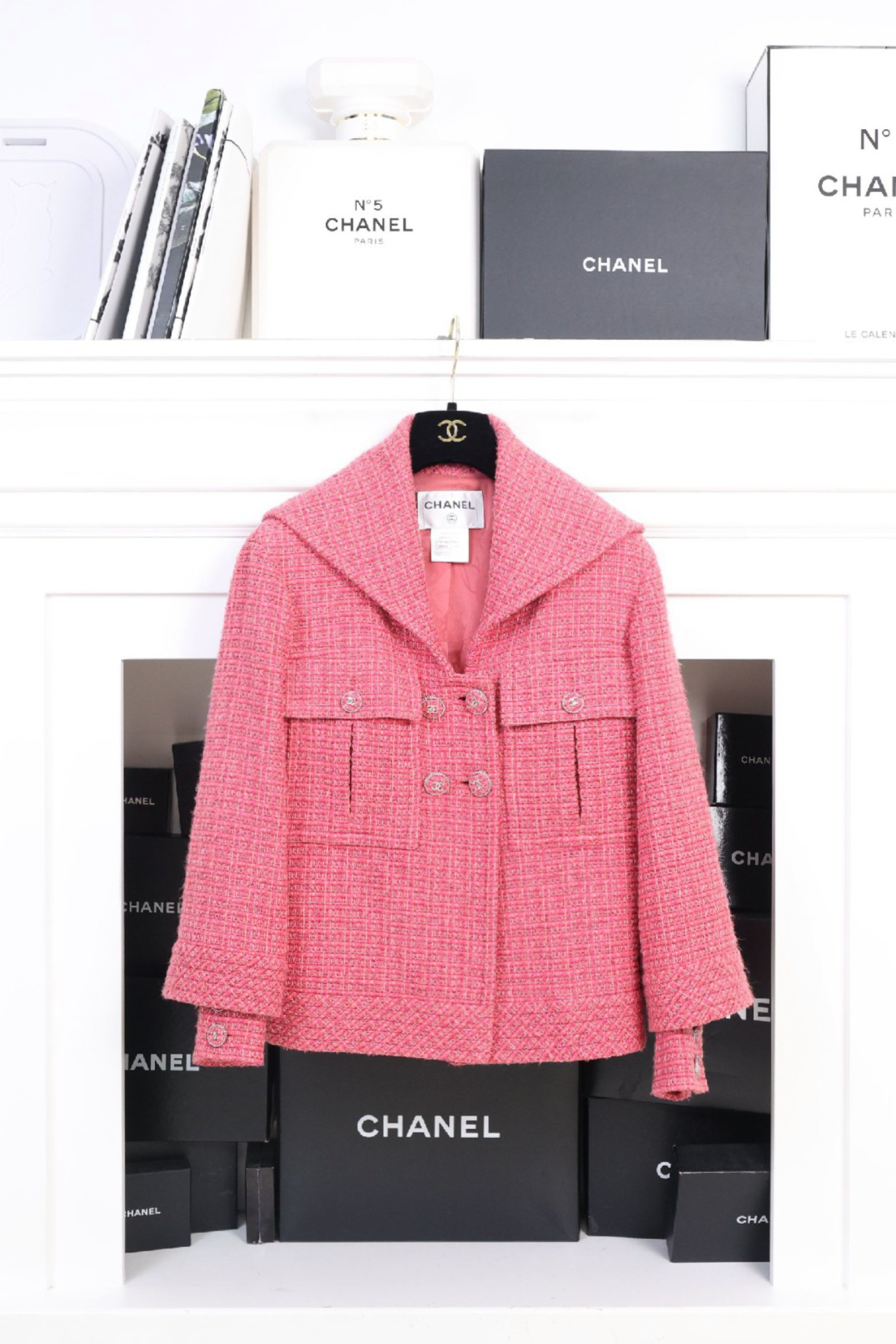 Chanel 13C Pink Tweed Sailor Set