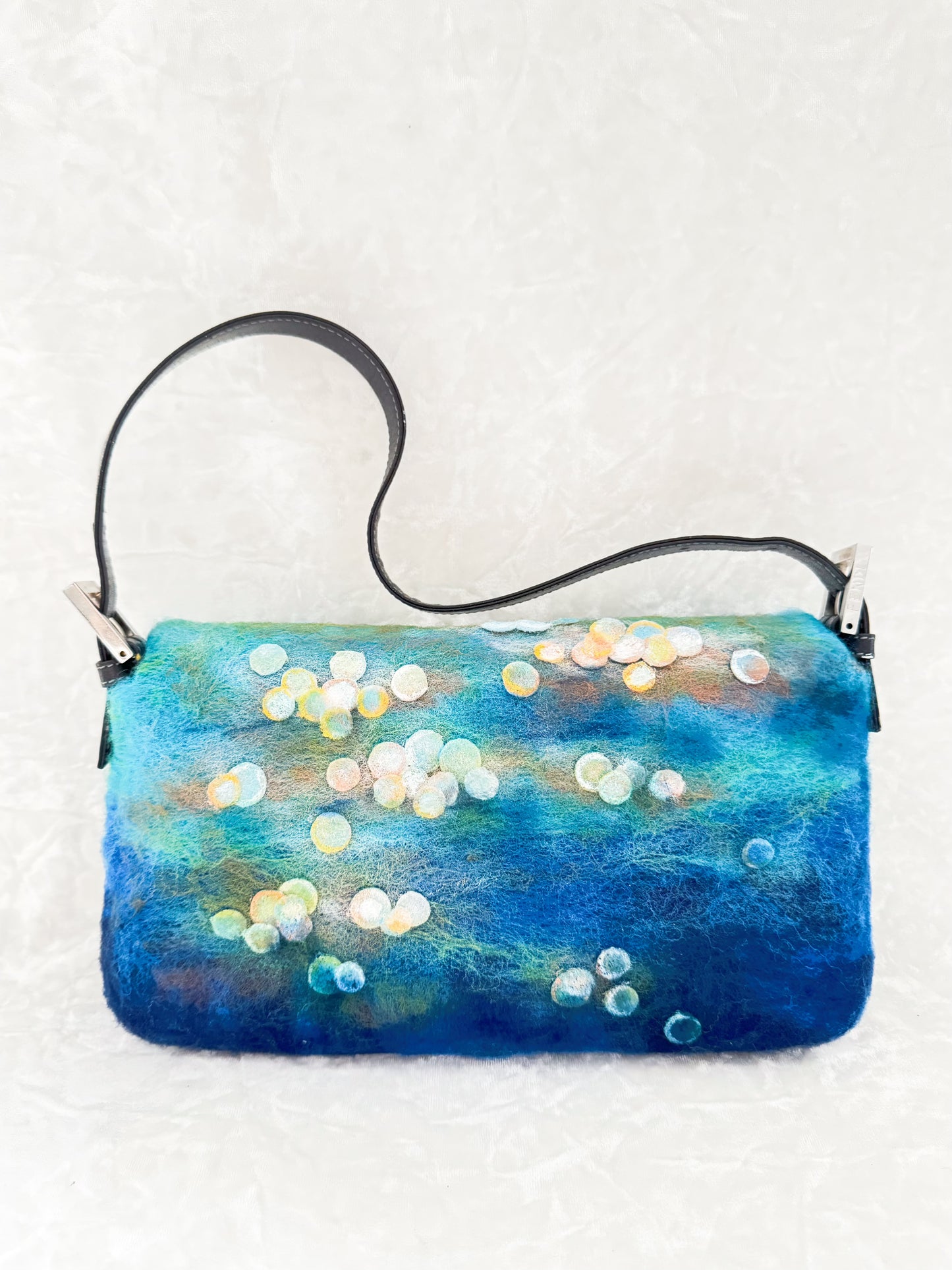 Fendi Wool Felt Crafted Baguette