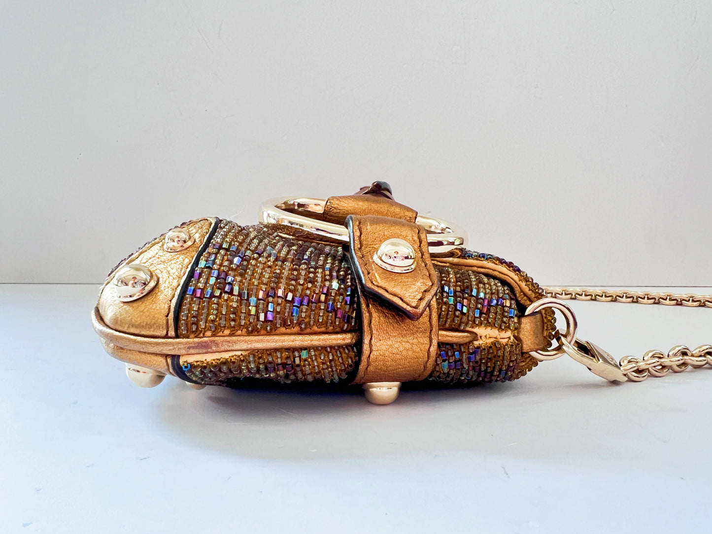 Gucci Horsebit Chain 1955 Beaded Bag