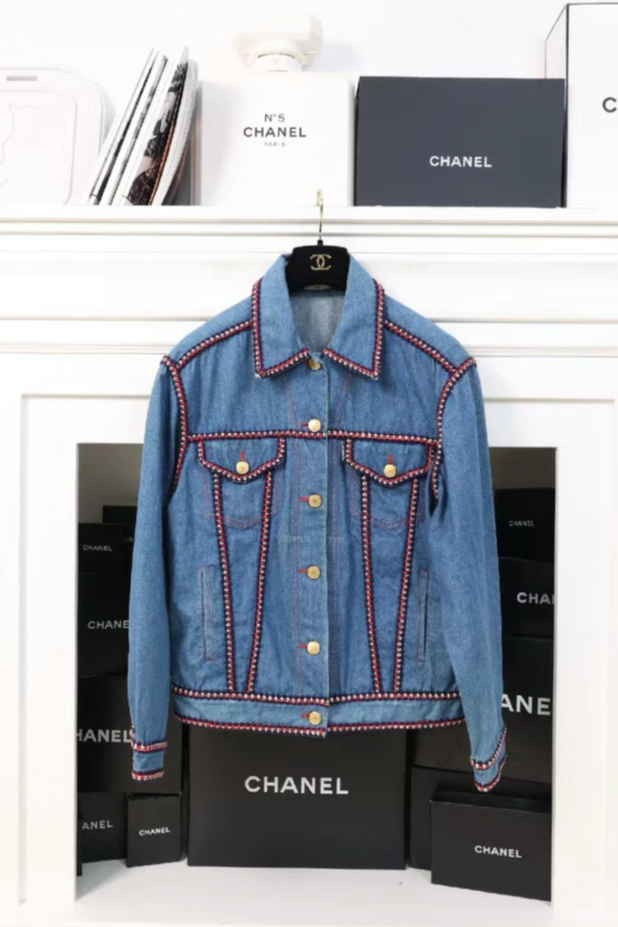 Vintage Chanel 93S Denim Jacket