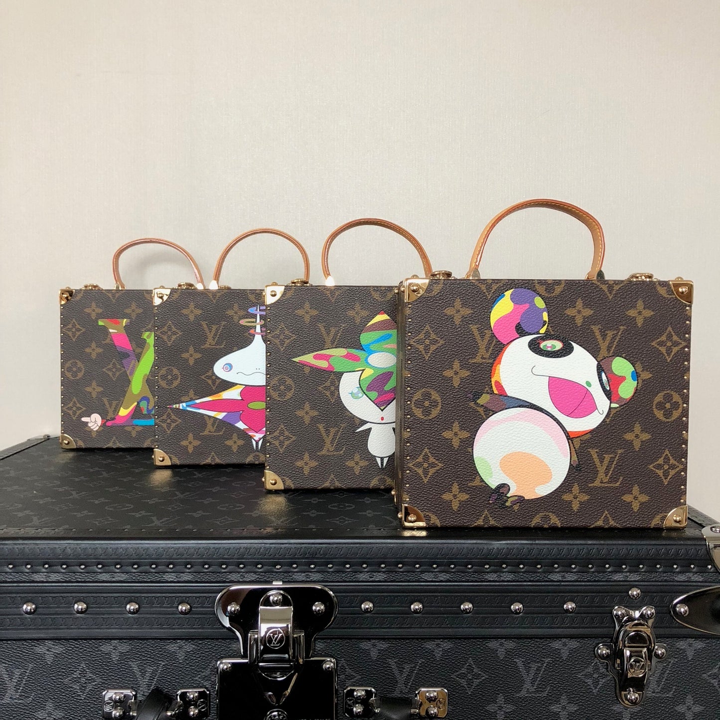 Louis Vuitton x Takashi Murakami Jewelry Trunk Set