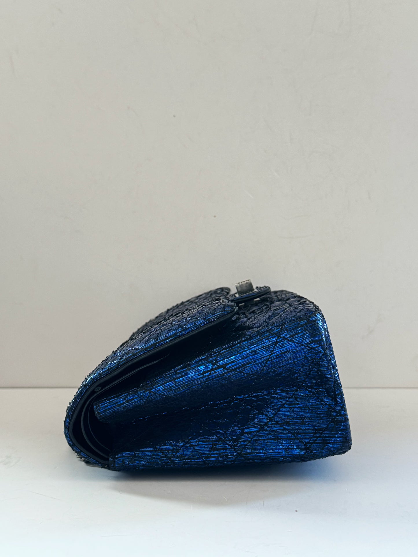 Chanel Electric Blue Python 2.55