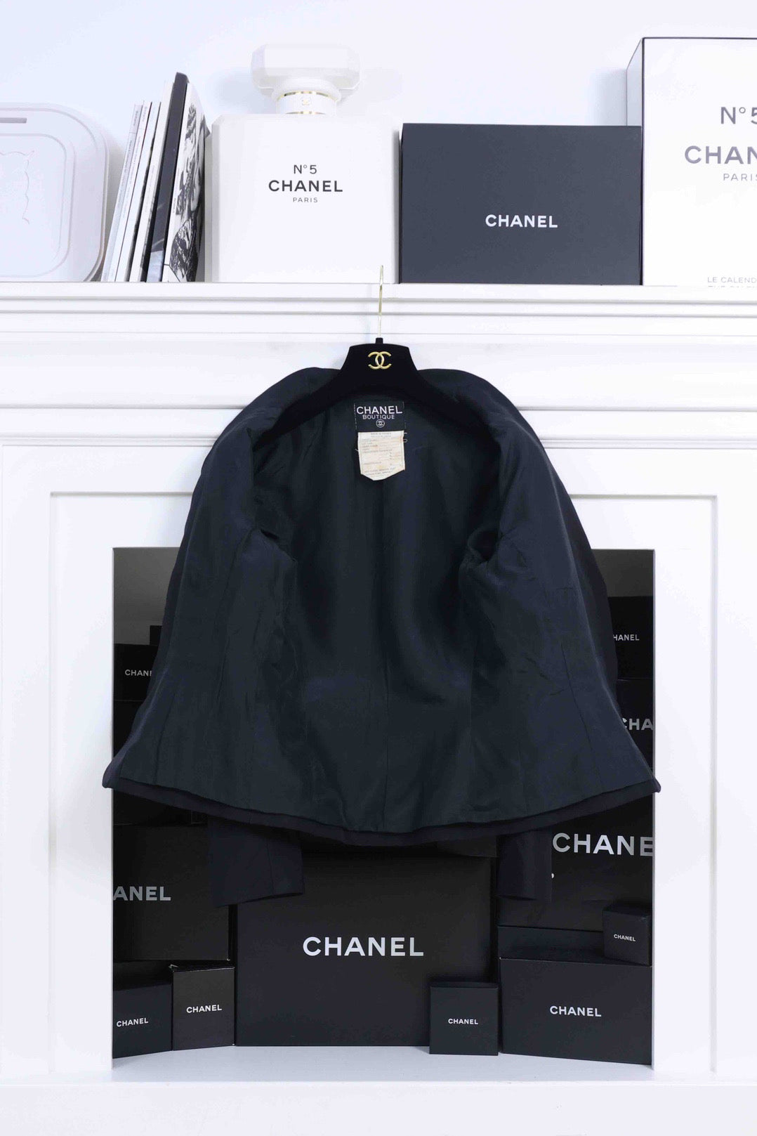 Vintage Chanel 80’s Pearl Pocket Jacket Set