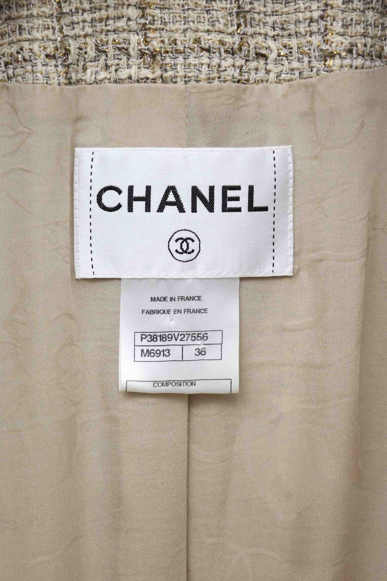 Chanel 10RTW Runway Ruffle Detailed Tweed Set