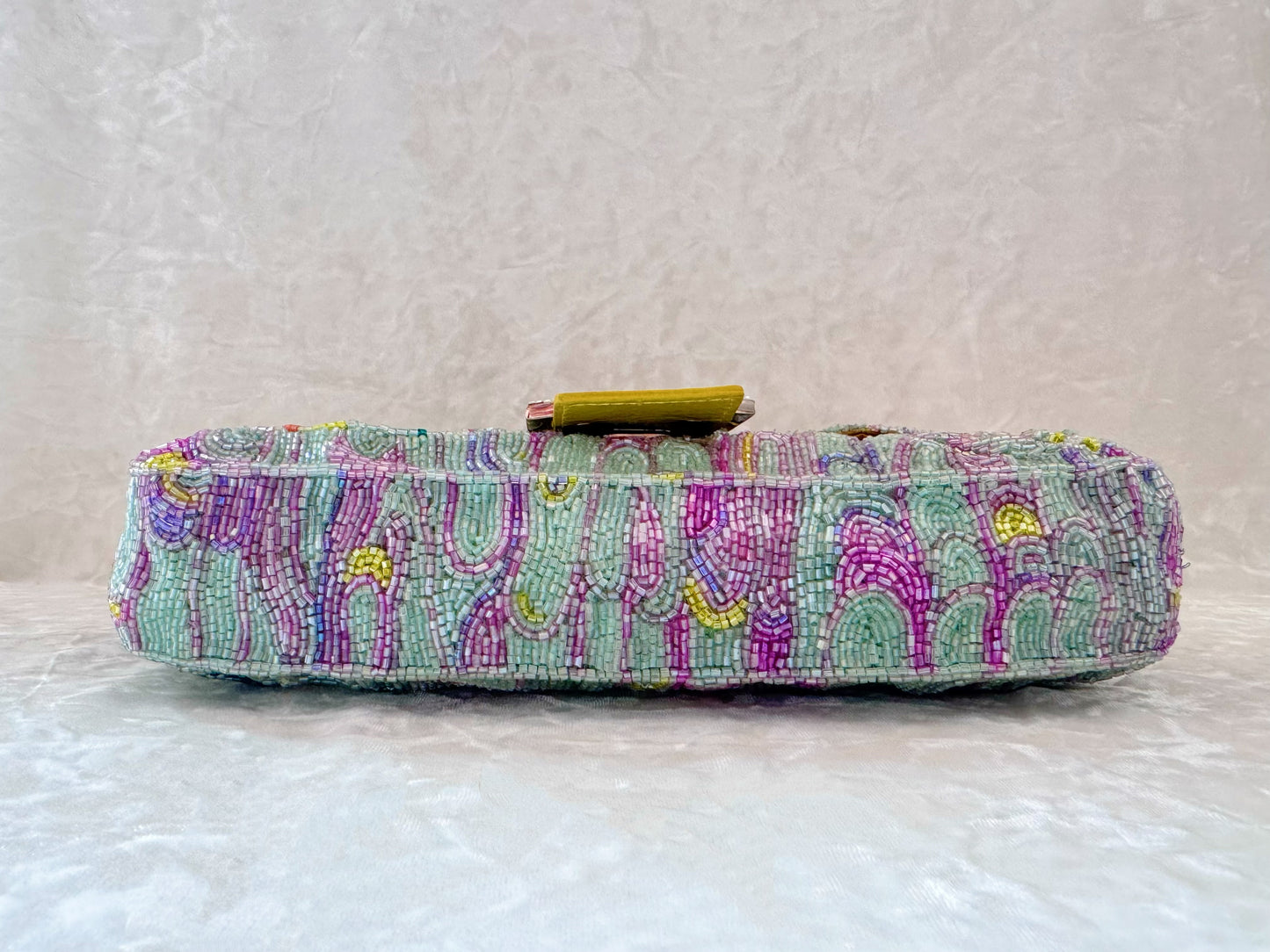 Fendi Multiple Color Beaded Baguette