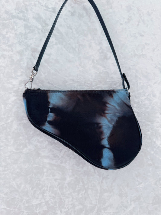 Christian Dior Ponyhair Mini Saddle Bag