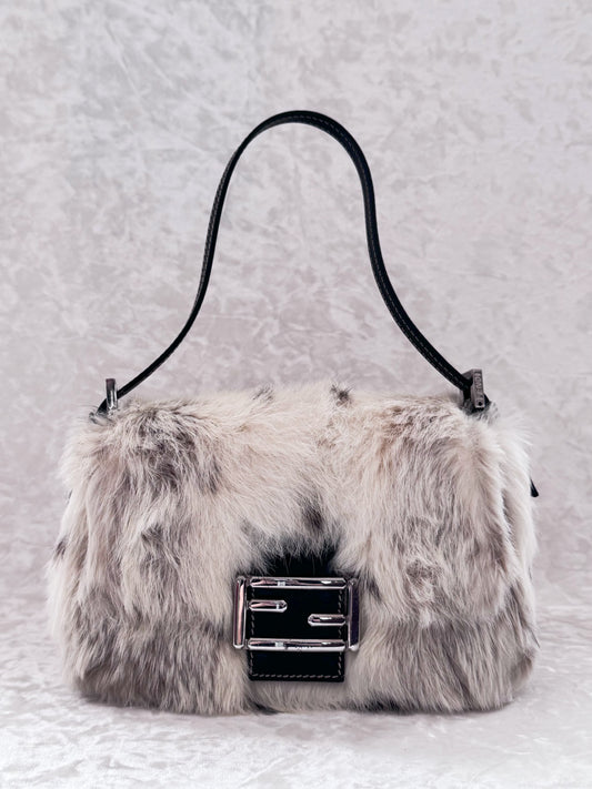 Fendi Lynx Fur Mini Mamma Baguette