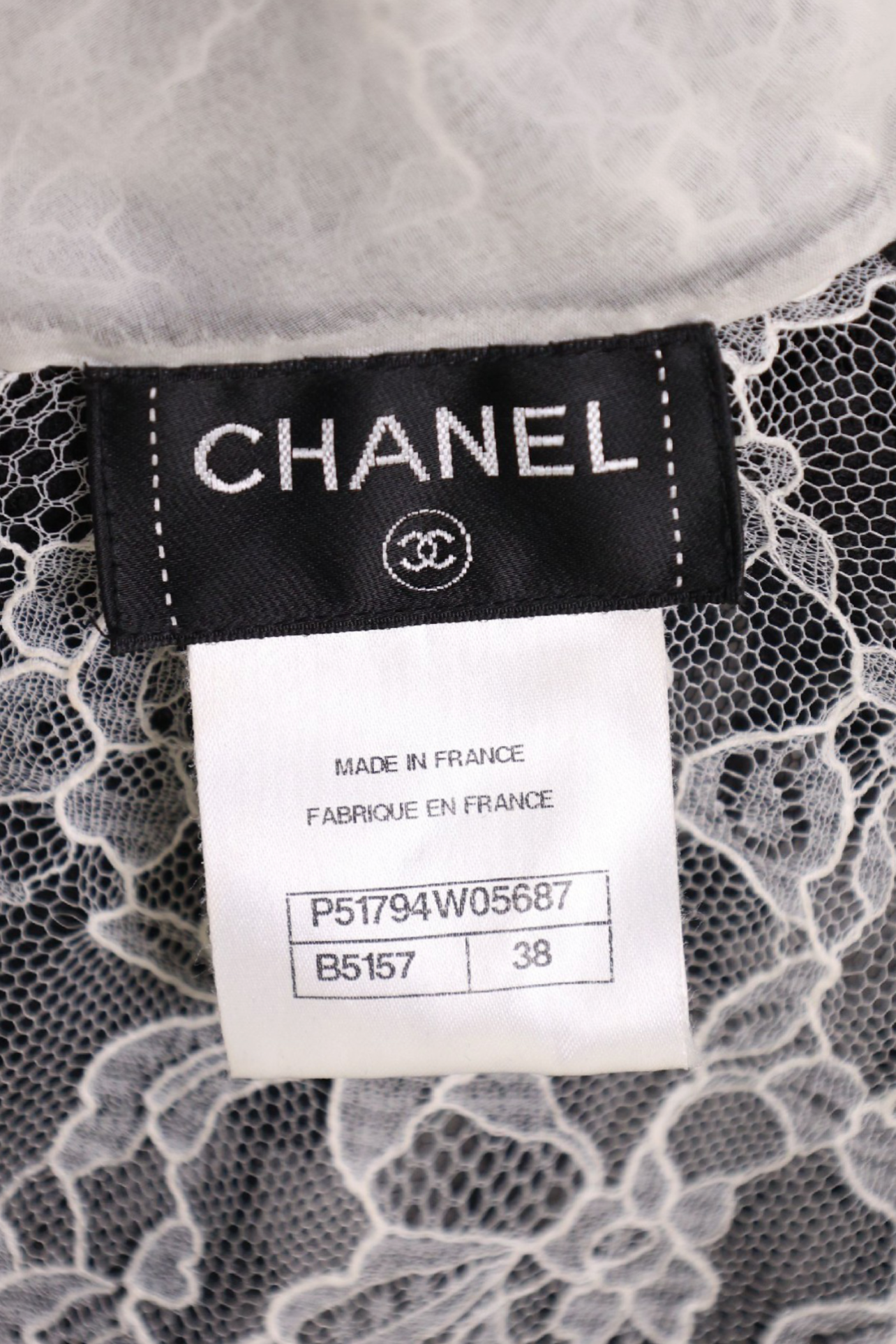 Chanel 15AW Lace Top