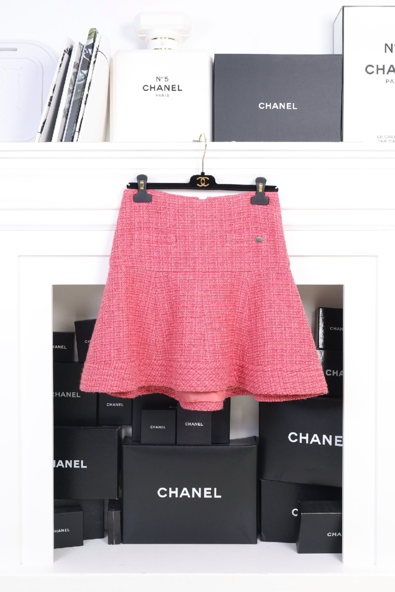 Chanel 13C Pink Tweed Sailor Set