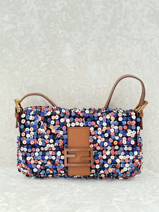 Fendi Multicolor Beaded Baguette
