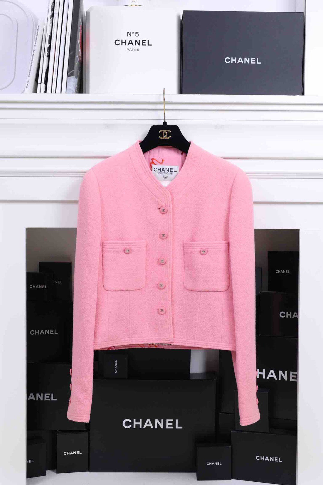 Vintage Chanel 96P Sakura Pink Three Piece Set