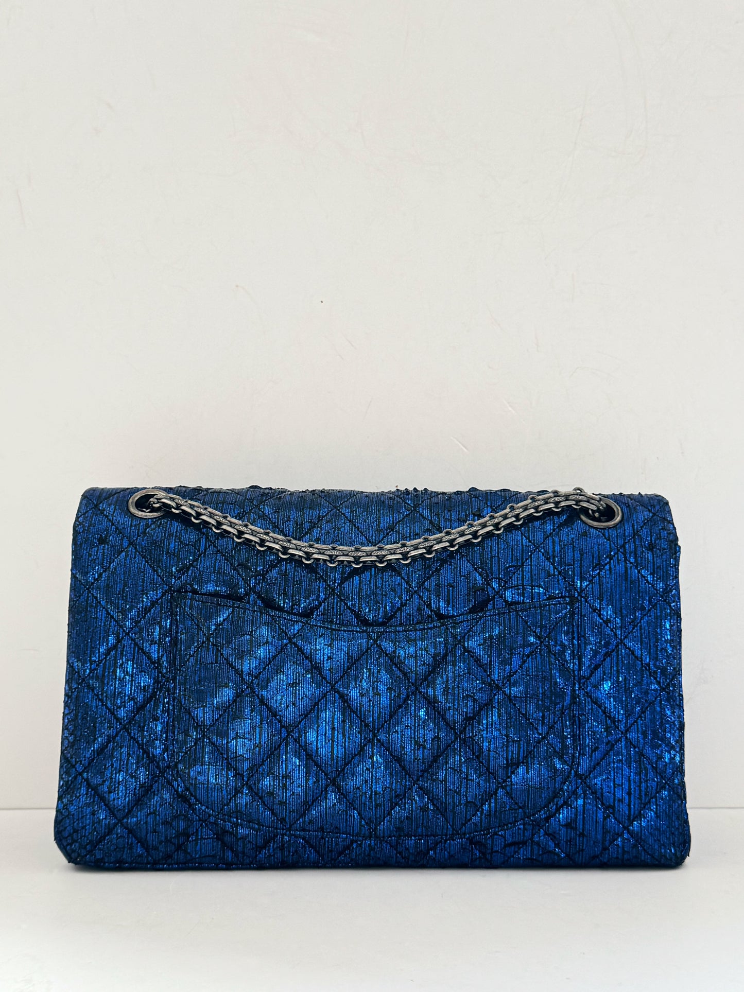 Chanel Electric Blue Python 2.55