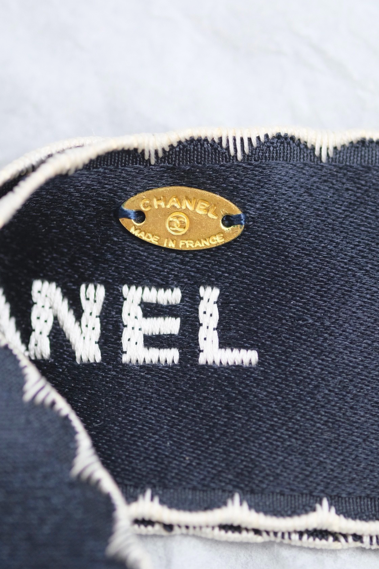 Vintage Chanel 94 Fabric Bow Brooch