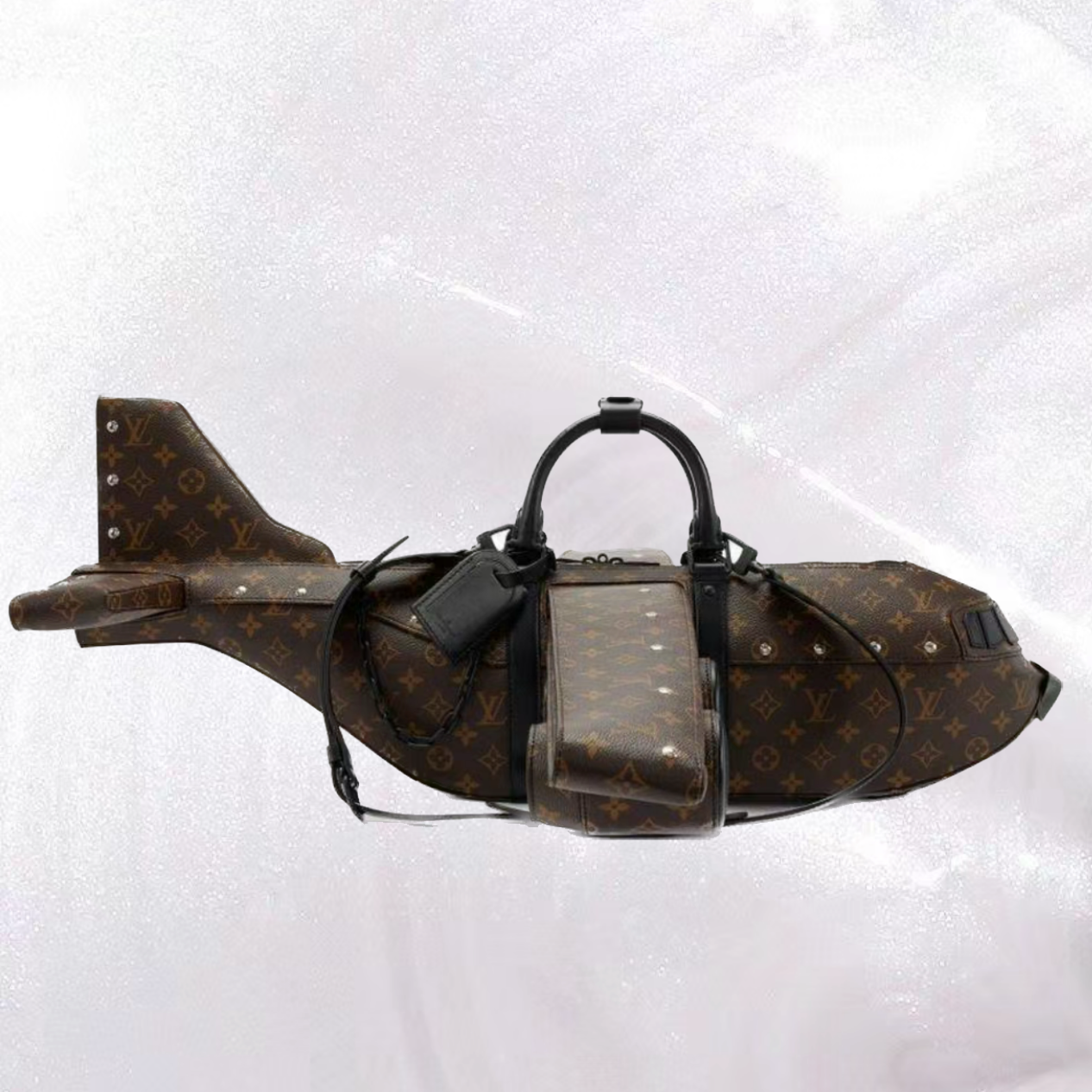 Louis Vuitton Virgil Abloh Ebene Monogram Airplane Bag