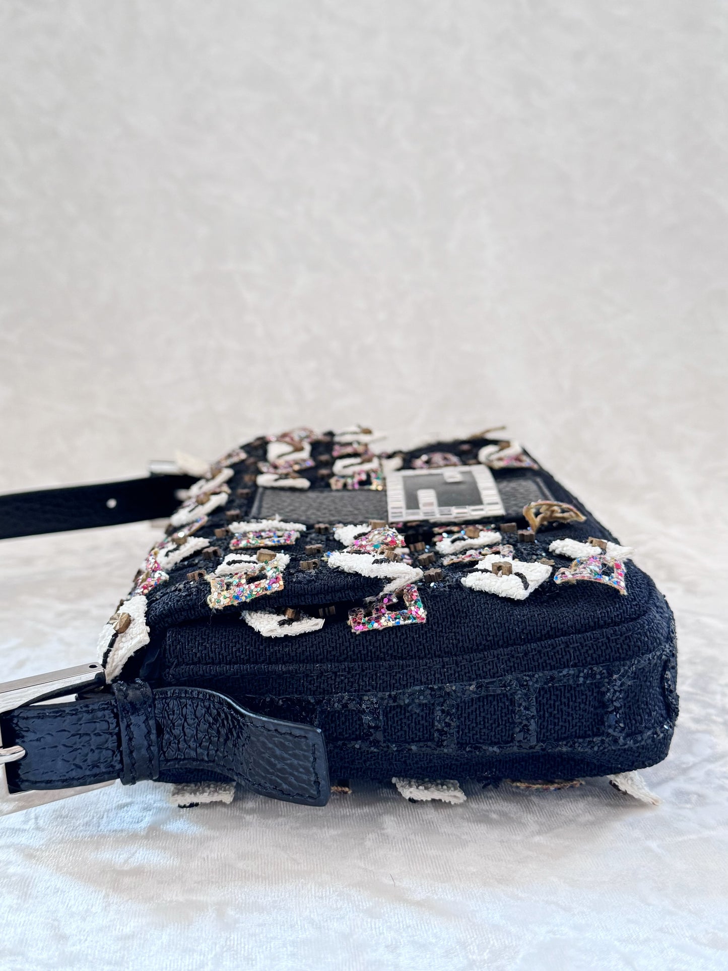 Fendi Love Notes Sequins Baguette