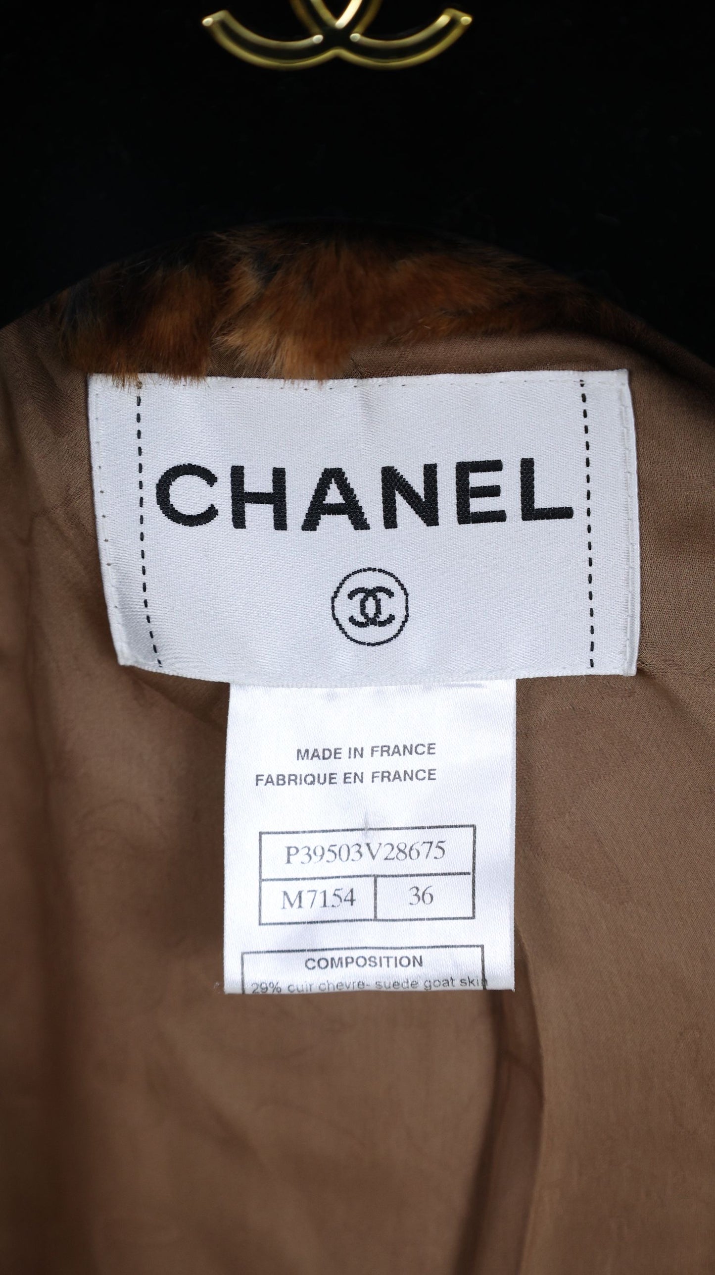 Chanel 10AW Runway Faux Fur Coat