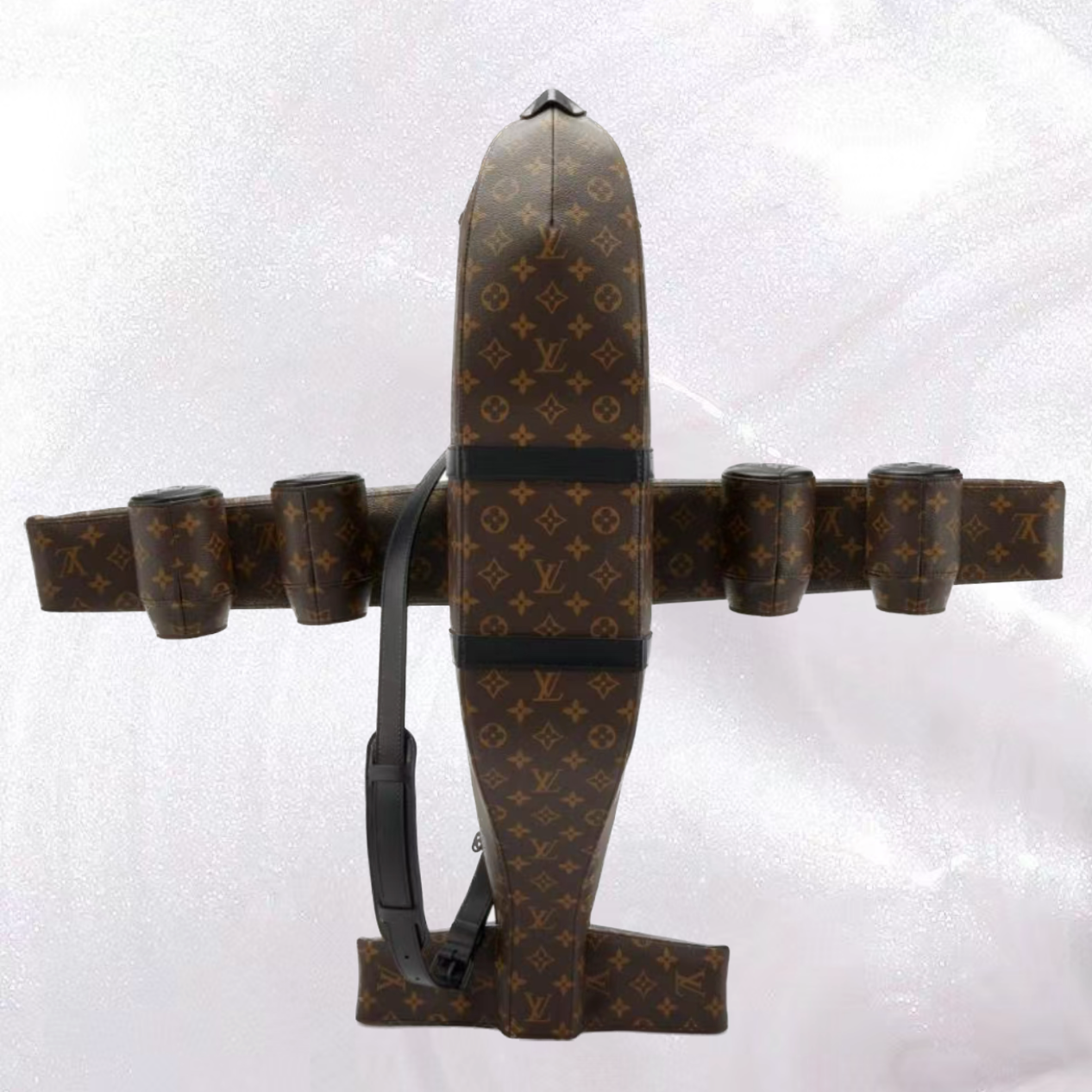 Louis Vuitton Virgil Abloh Ebene Monogram Airplane Bag