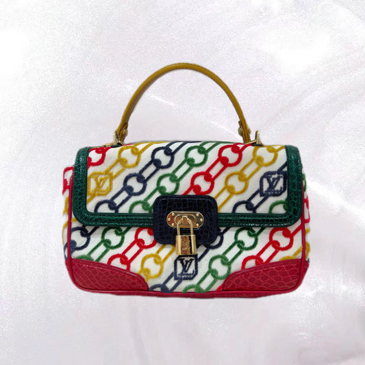 Louis Vuitton 2006SS Multicolor Velvet Chain Bag