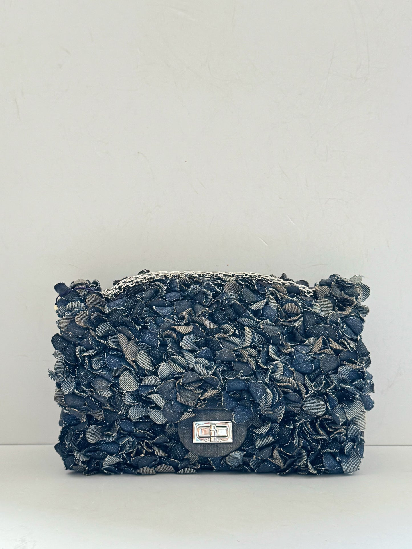 Chanel Denim Camellia 2.55