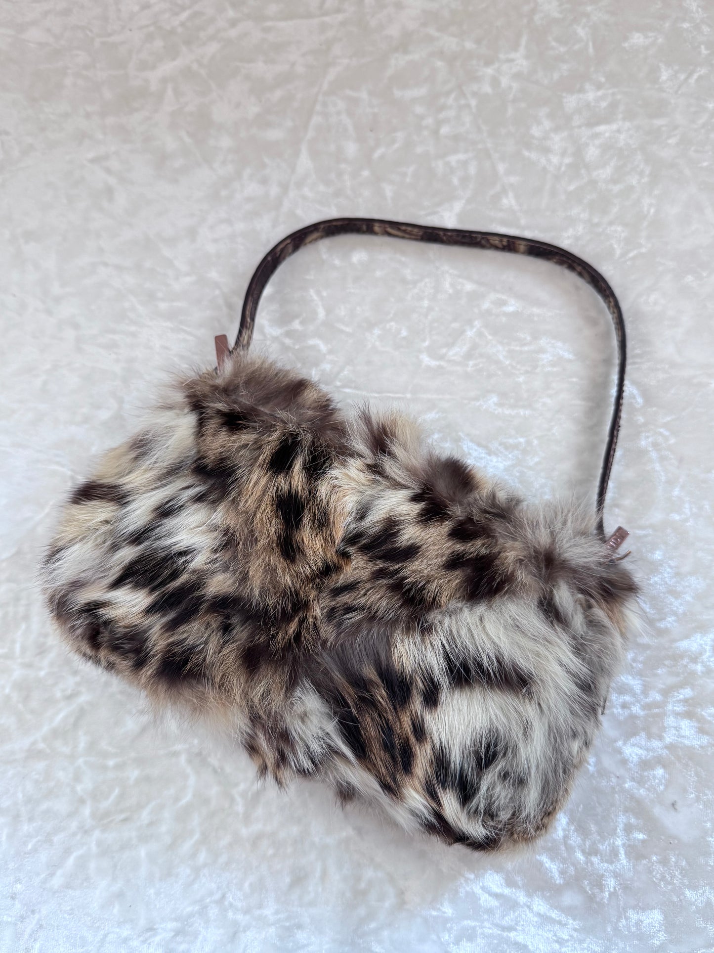 Fendi Lynx Fur Mini Baguette