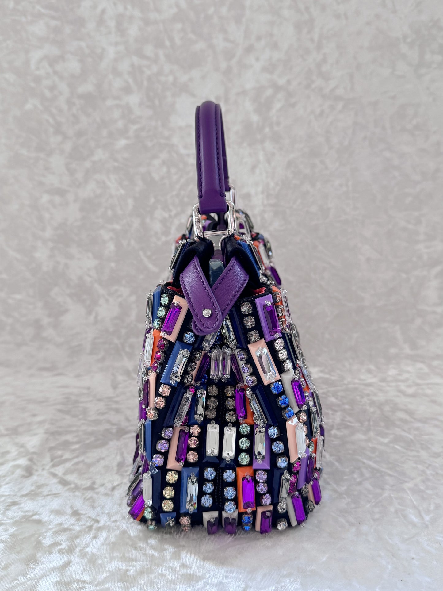 Fendi Multi Color Rhinestones Peekaboo