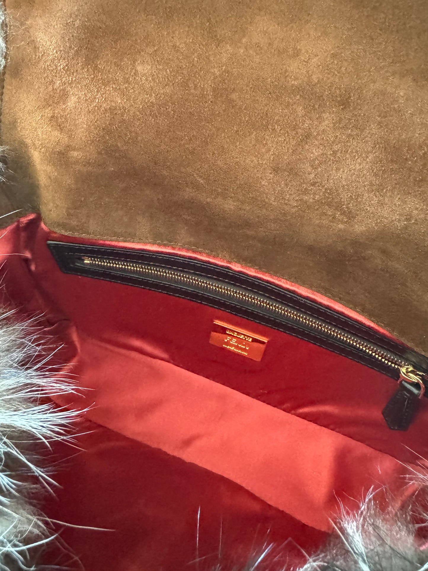 Fendi Re-edition Skunk Fur Baguette